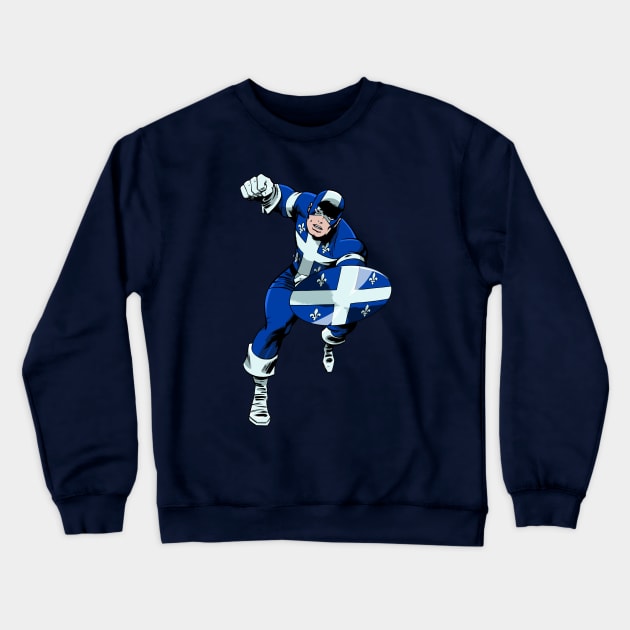 Capitaine Québec Crewneck Sweatshirt by ThirteenthFloor